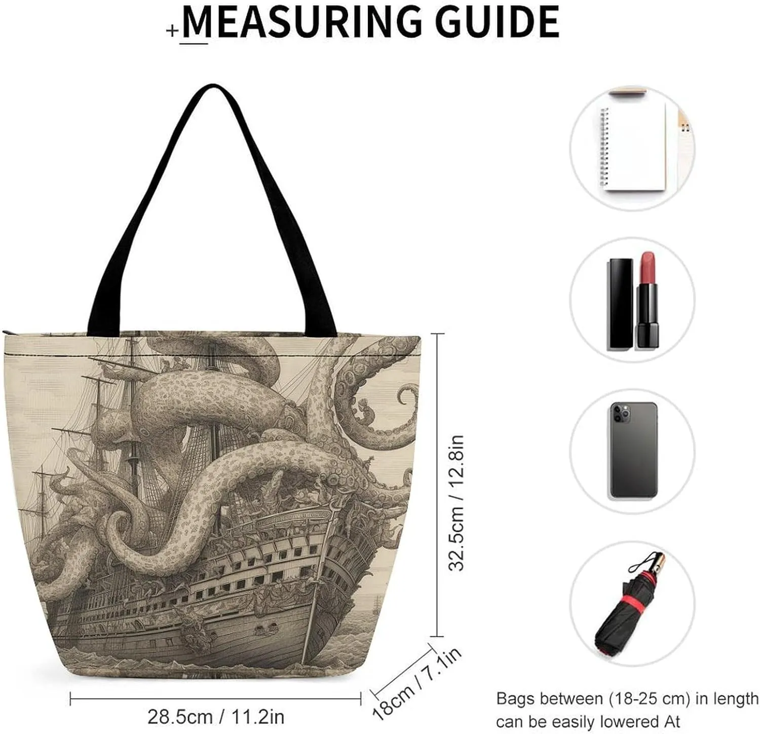 Grocery Bag Reusable Tote Bag Foldable Shih Tzu Dog Shopping Bag Handbag Washable Shoulder Bag for Travel