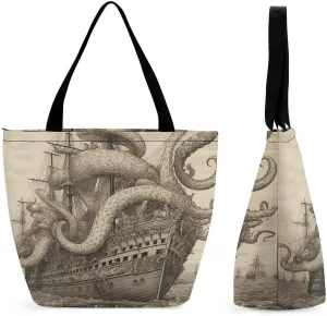 Grocery Bag Reusable Tote Bag Foldable Shih Tzu Dog Shopping Bag Handbag Washable Shoulder Bag for Travel