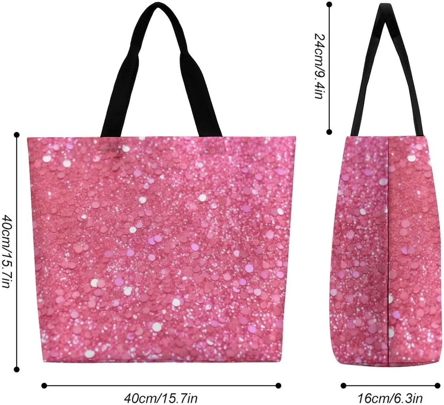 Grocery Bag Reusable Tote Bag Foldable Teal And Gold Marble Shopping Bag Handbag Washable Shoulder Bag for Travel