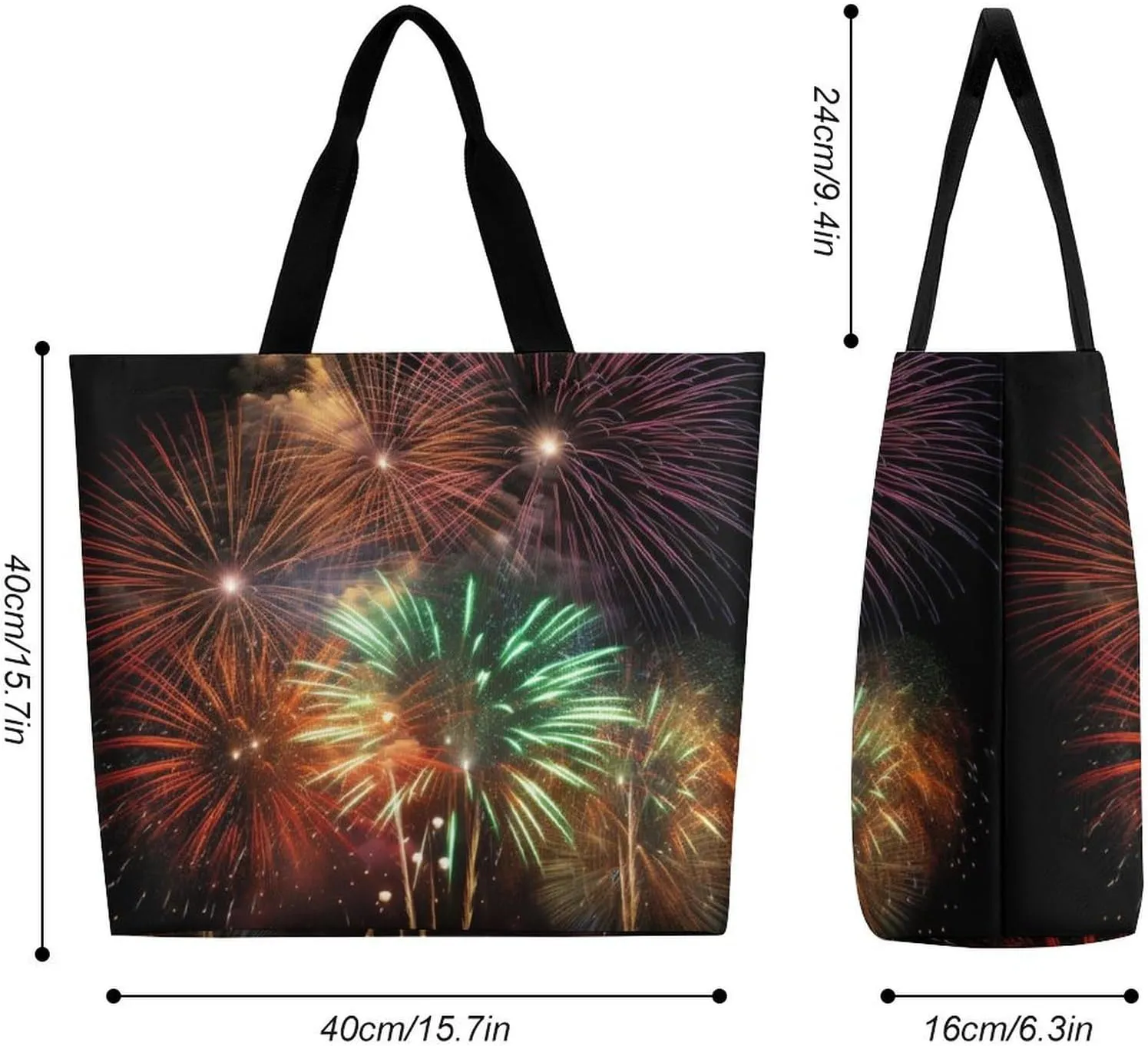 Grocery Bag Reusable Tote Bag Foldable Teal And Gold Marble Shopping Bag Handbag Washable Shoulder Bag for Travel