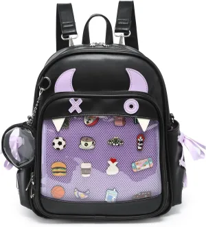 Halloween Purse Terror Sling Ita Bag Crossbody Bags PU Leather Backpack Shoulder Bag