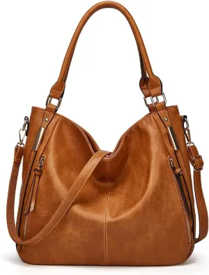 Handbags for Women Shoulder Tote Zipper Purse PU Leather Top-handle Satchel Bags With Tassle