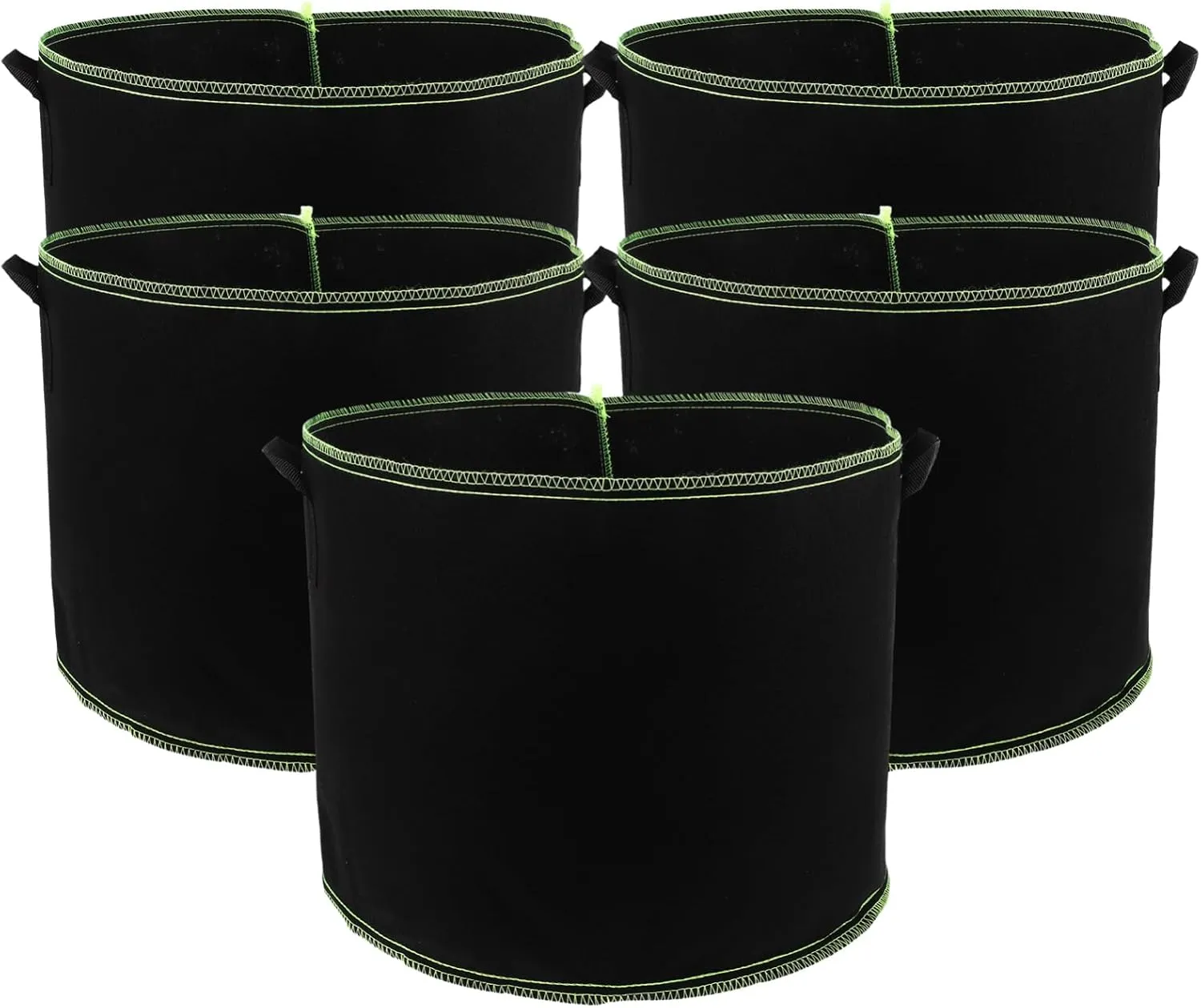 Happyyami 10 Gallon Planting Bags Grow Bags Breathable Fabric Pots for Potato Vegetable Fruit Plants Indoor/Outdoor