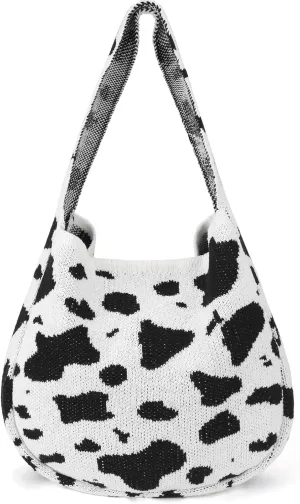 Hatisan Women's Crochet Tote Bags - Large Aesthetic Knit Shoulder Handbags