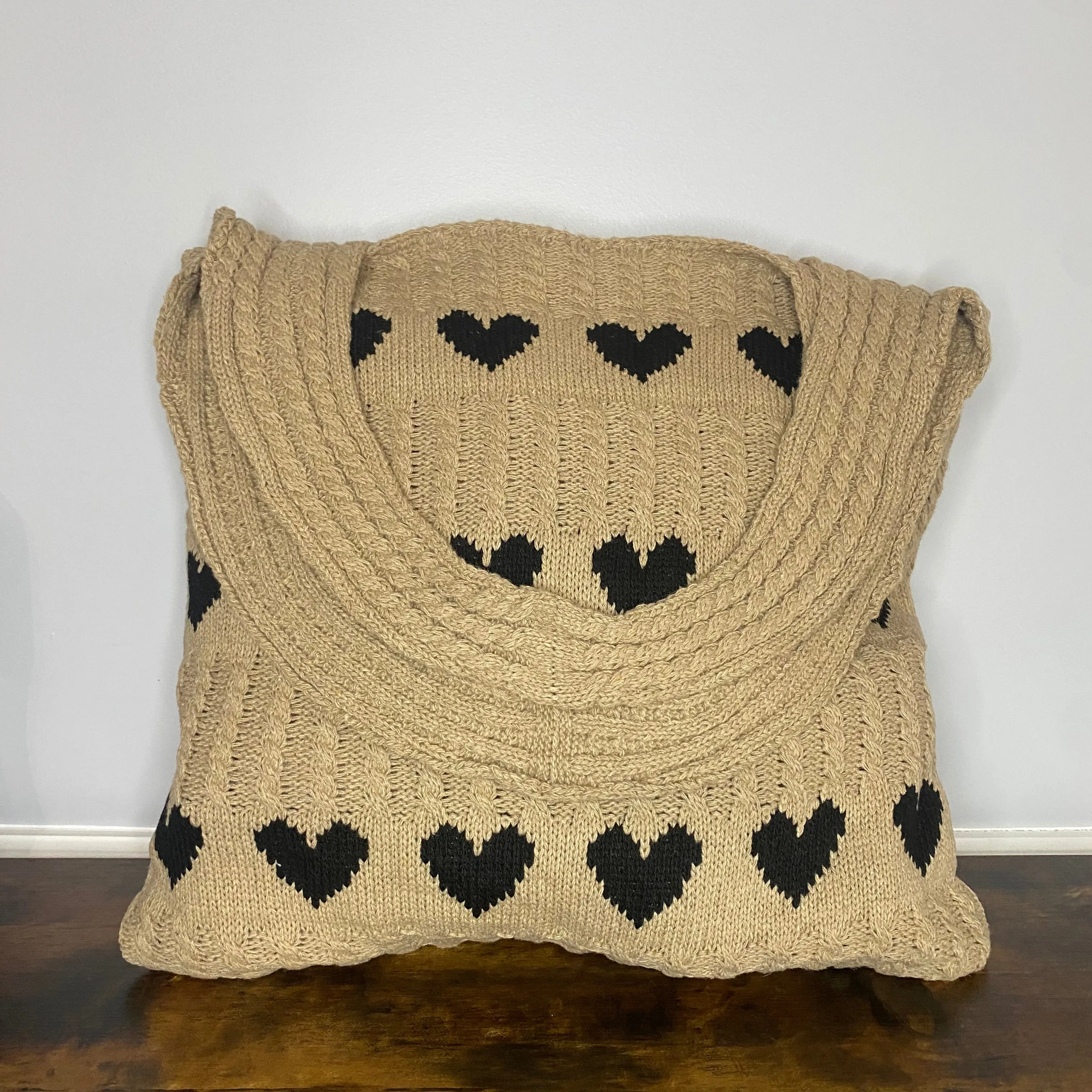 Heart Tote Bag - Knit Sweater - PREORDER