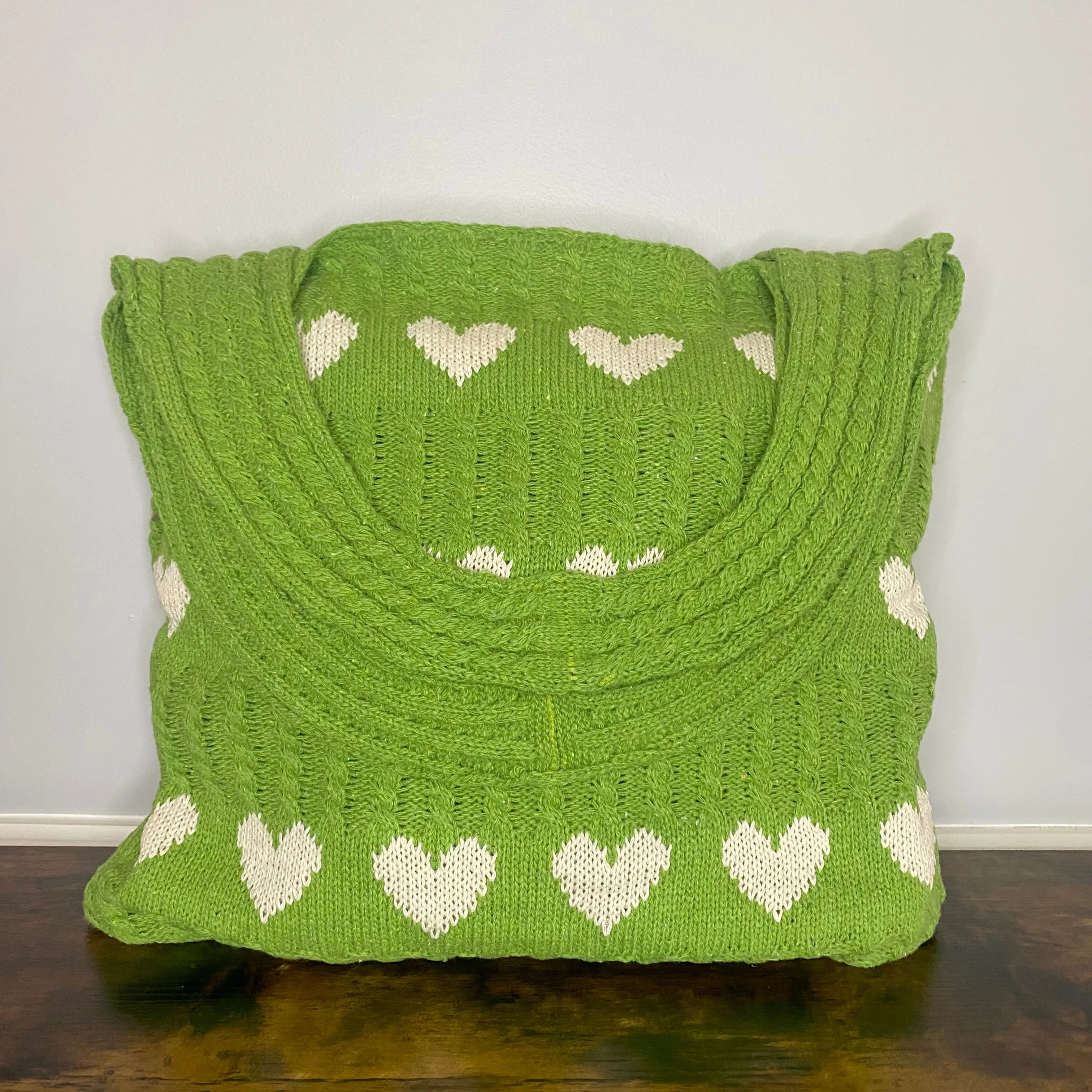 Heart Tote Bag - Knit Sweater - PREORDER