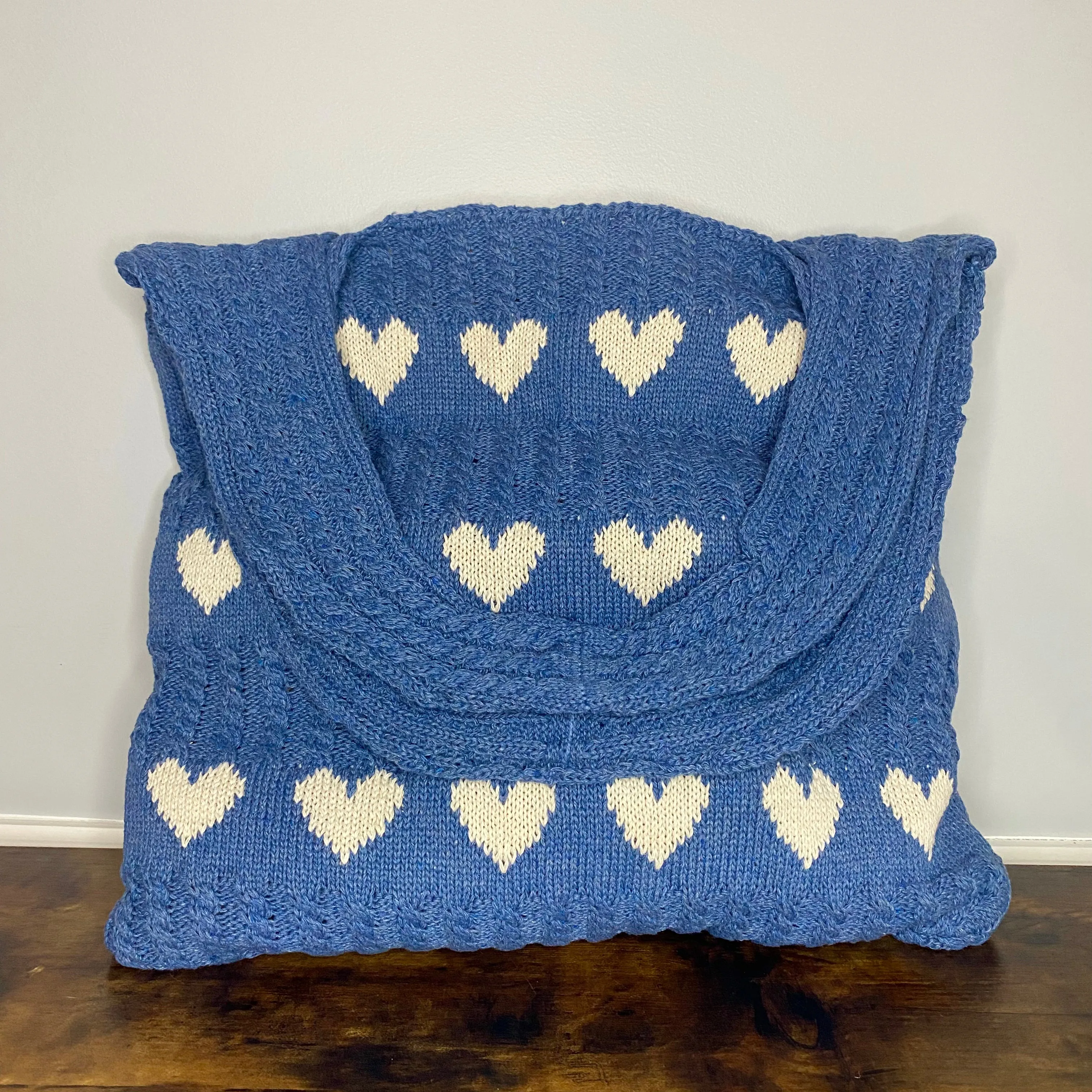 Heart Tote Bag - Knit Sweater - PREORDER