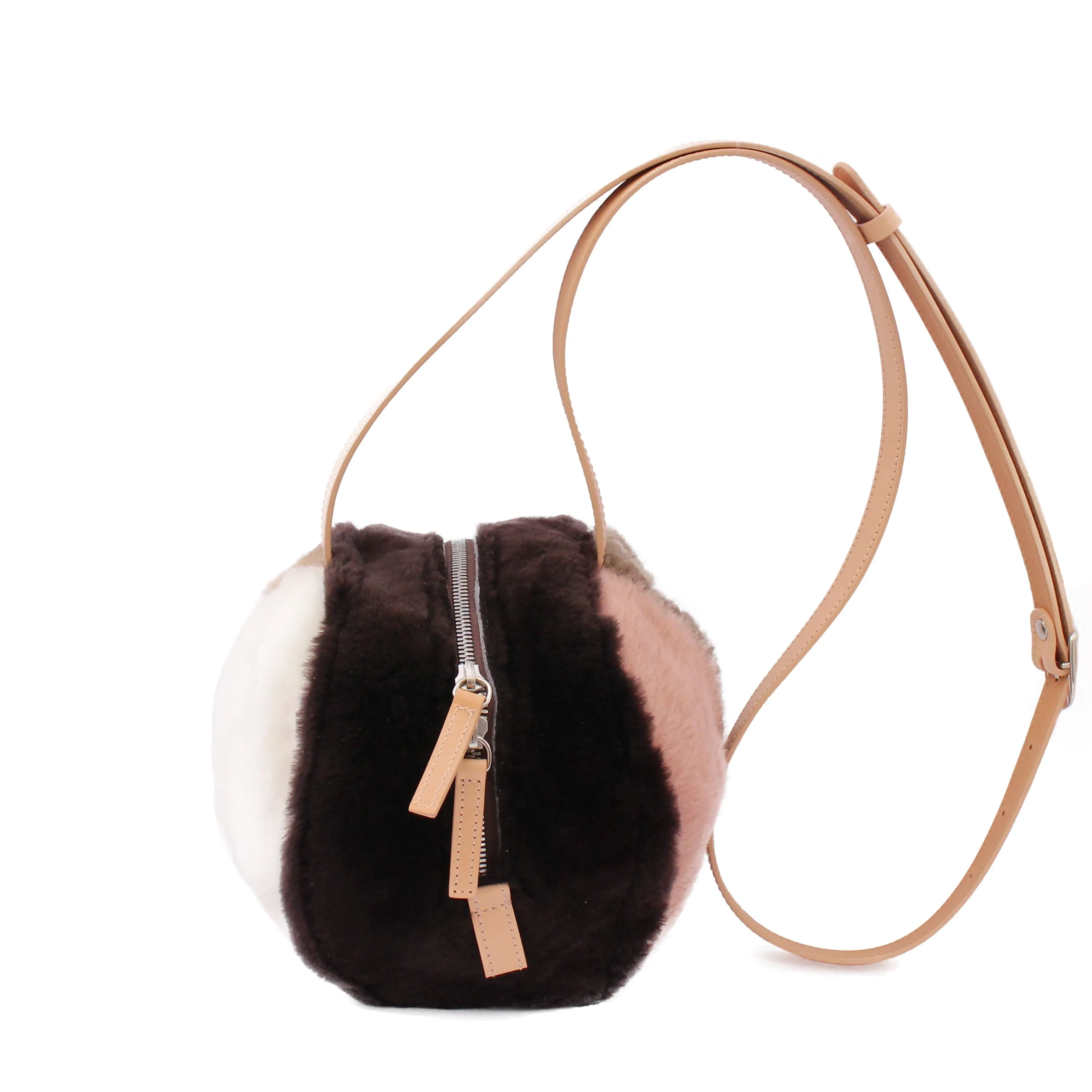 Helmet bag curly patchwork S - colors random