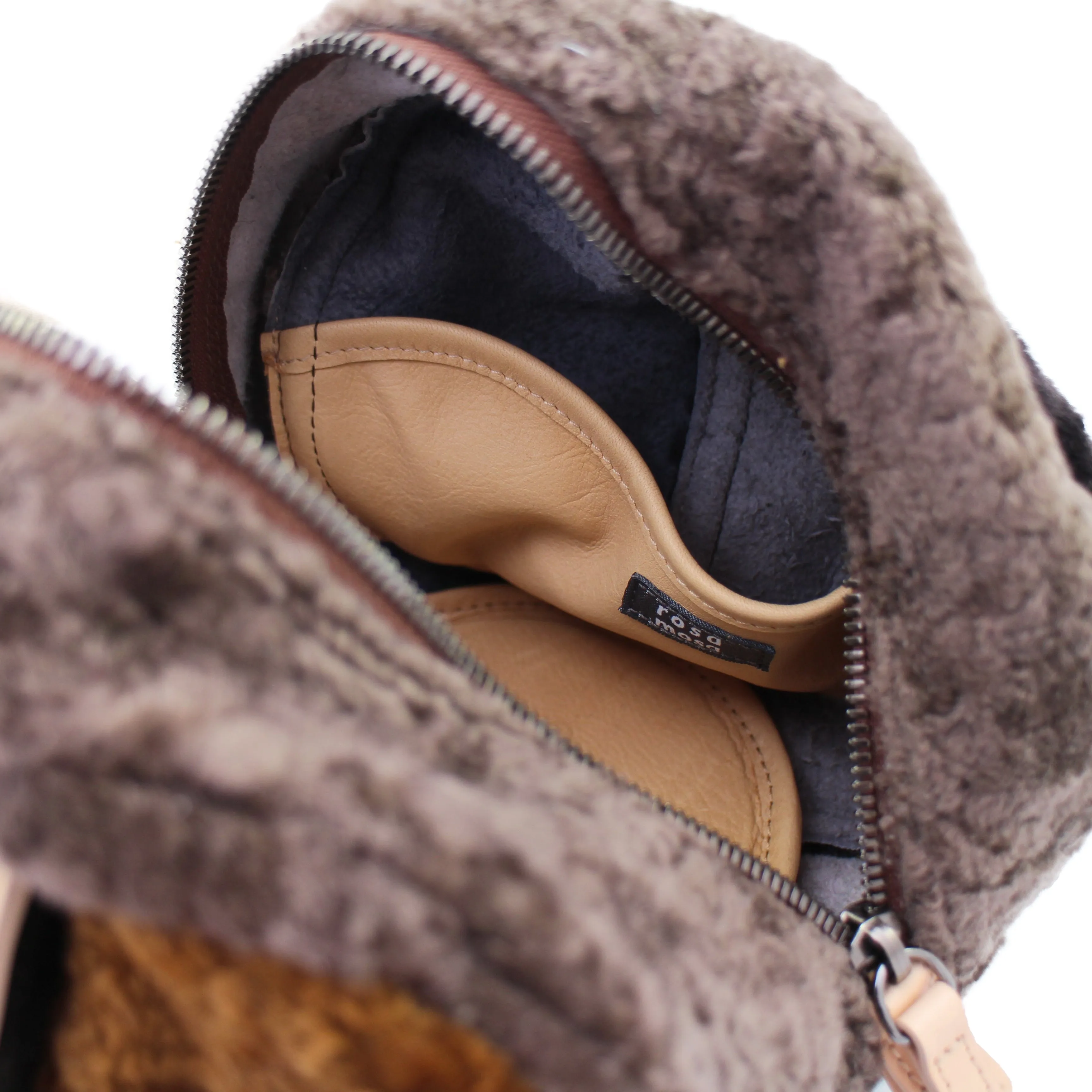 Helmet bag curly patchwork S - colors random