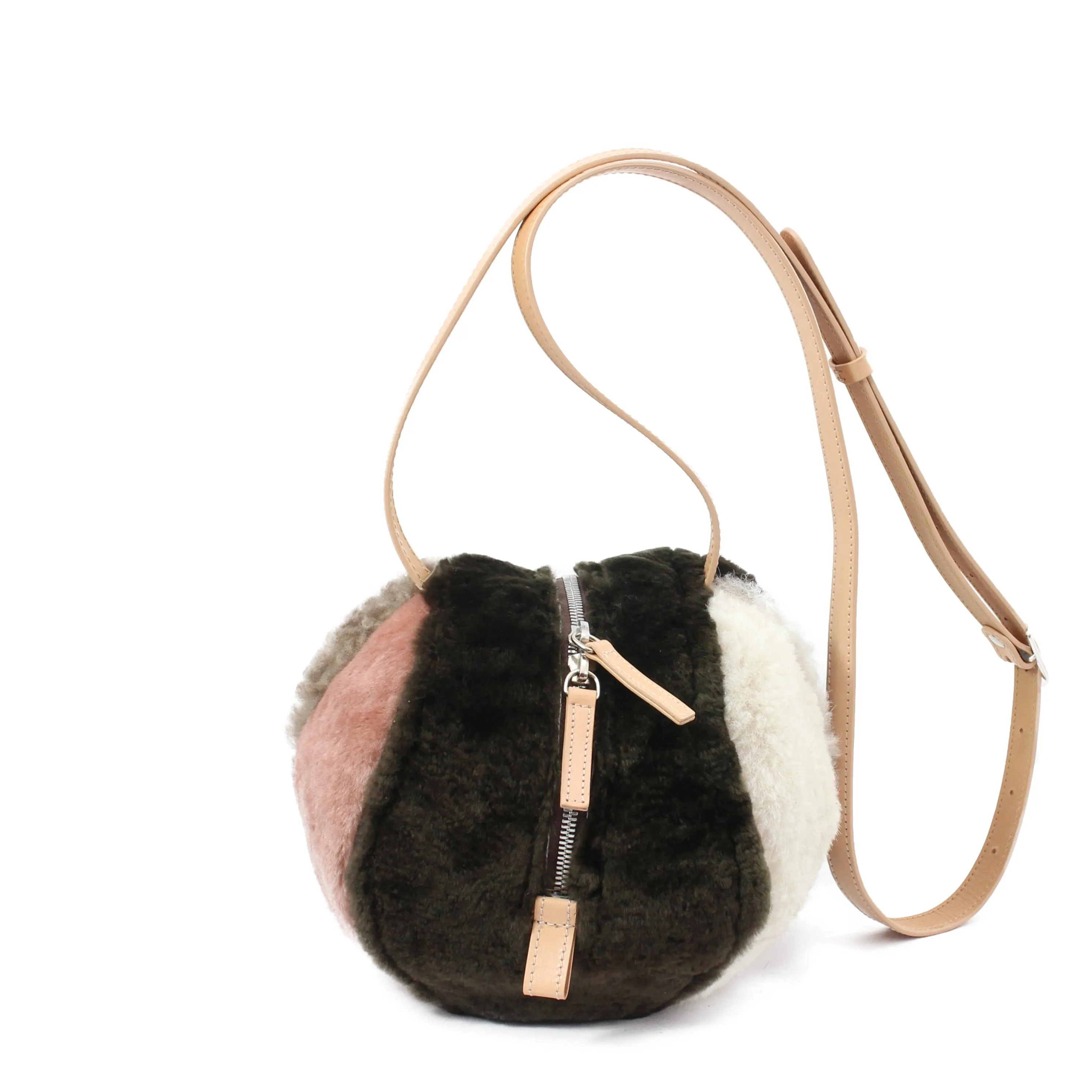 Helmet bag curly patchwork S - colors random