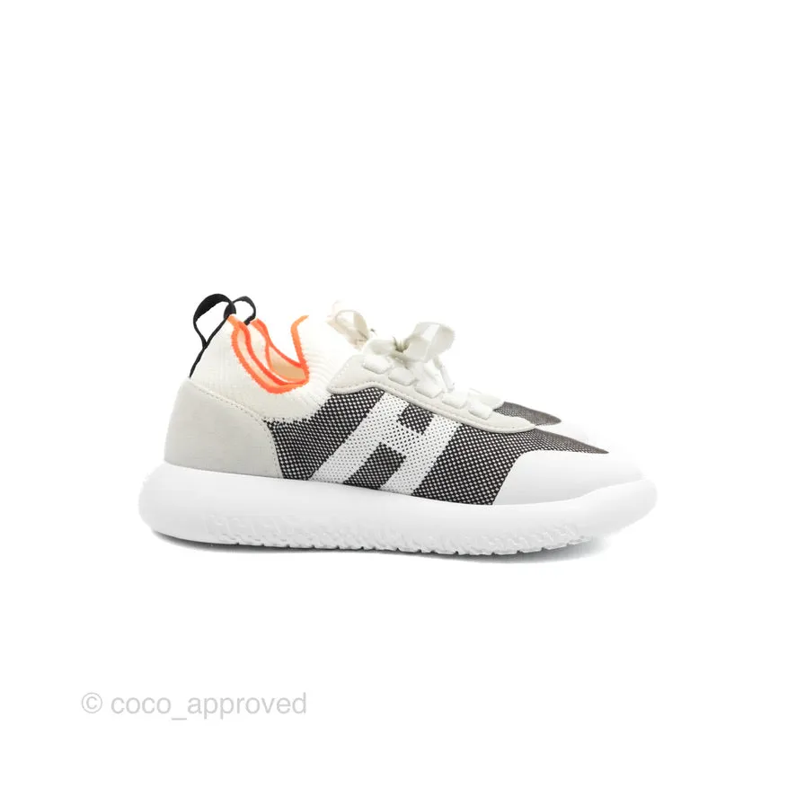 Hermès Crew Sneakers Knit White/Gris Size 36