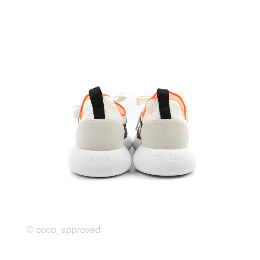 Hermès Crew Sneakers Knit White/Gris Size 36