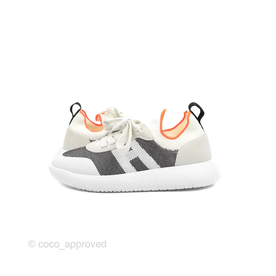 Hermès Crew Sneakers Knit White/Gris Size 36