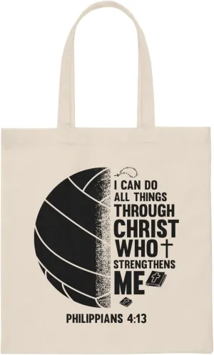 Hilarious Volleyball Netball Athletic Player Sport Lover Humorous Athleticism Athletics Game Enthusiast Canvas Tote Bag