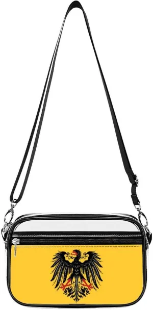 Historical Flag of Holy Roman Empire Fashion Clear Crossbody Bags Stadium Approved Shoulder Purse for Concerts Sports Events Festival
