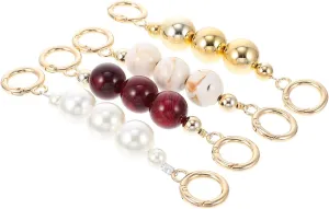 Homoyoyo Bag Chain 4pcs DIY Bag Strap Extension Chain Chic Shoulder Bag Chain Handle for Bags