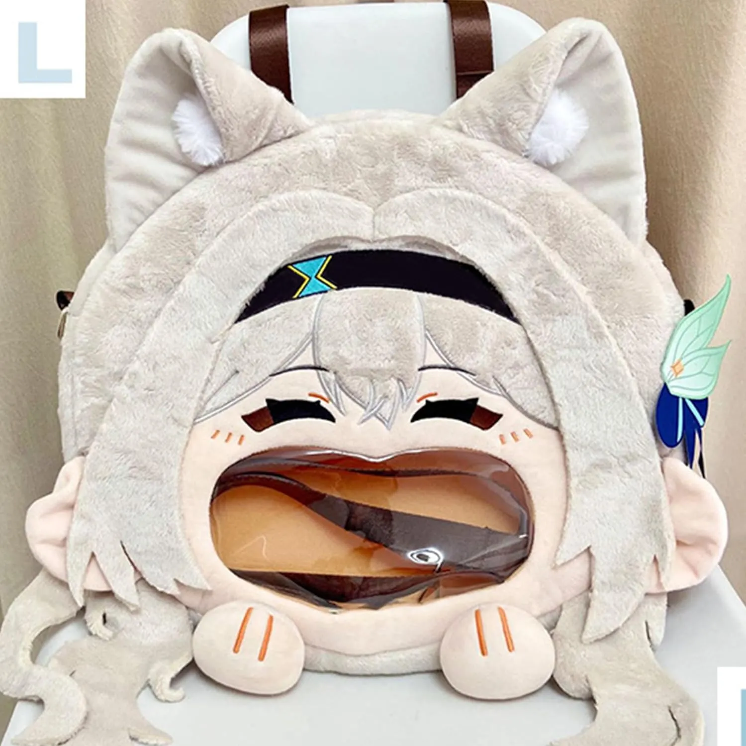 Honkai Star Rail Ita Bag Kawaii Cute Shoulder Bag Messenger Clear Pin Display Bag