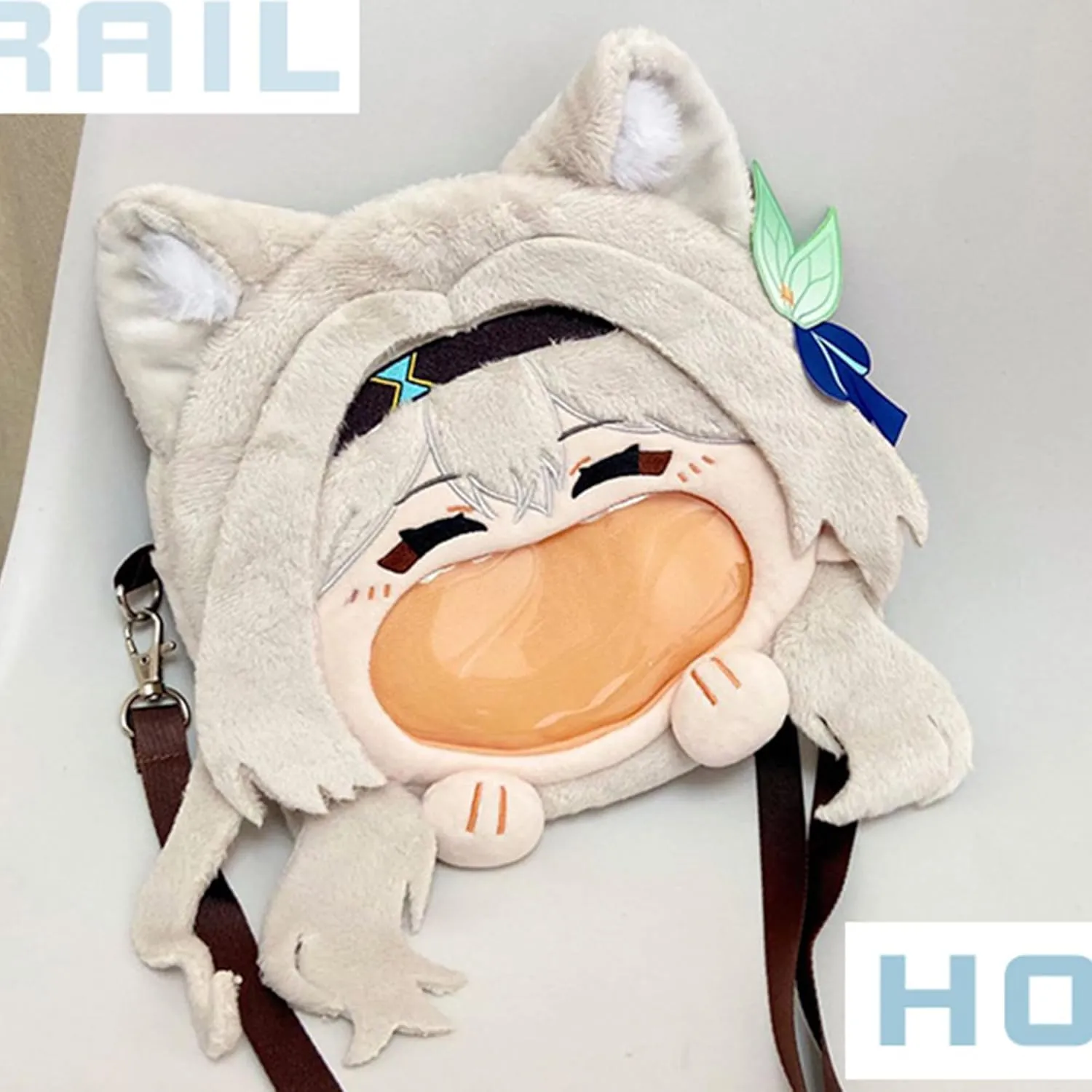 Honkai Star Rail Ita Bag Kawaii Cute Shoulder Bag Messenger Clear Pin Display Bag