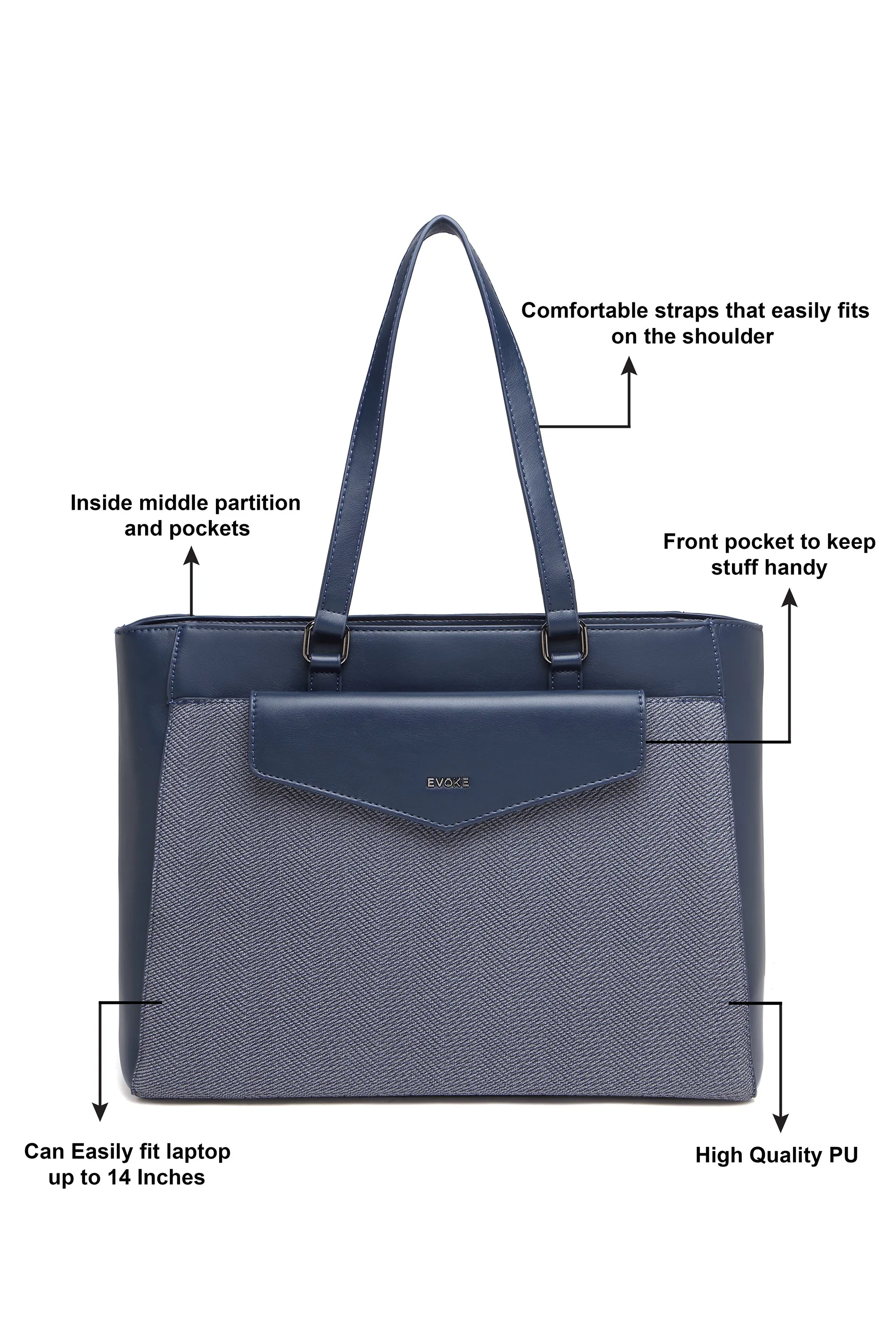 HYPE HUSTLE TOTE 253 PACIFIC BLUE