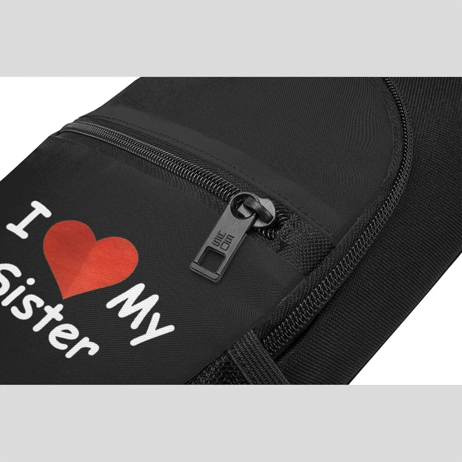I Love My Sister Chest Pack Leisure Shoulder Crossbody Chest Bag