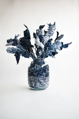 IF DENIM | Upcycled Denim Bouquet In A Vase