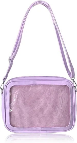 Ita Bag Crossbody Ita Purse Pin Display Bag with Insert Shoulder Crossbody Underarm Top-handle Handbag