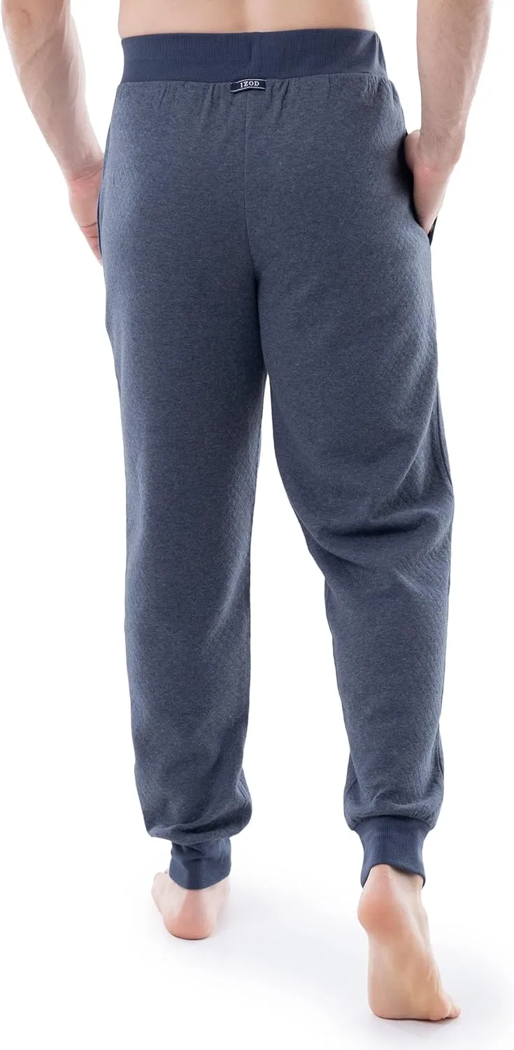 IZOD Men's Quilted Knit Sleep Jogger Pant