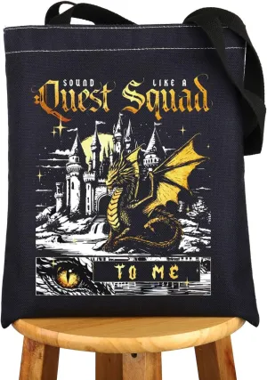 JNIAP Quest Squad Tote Bag Ridoc Gamlyn Gifts Sounds Like a Quest Squad To Me Gifts Ridoc Gamlyn Merch