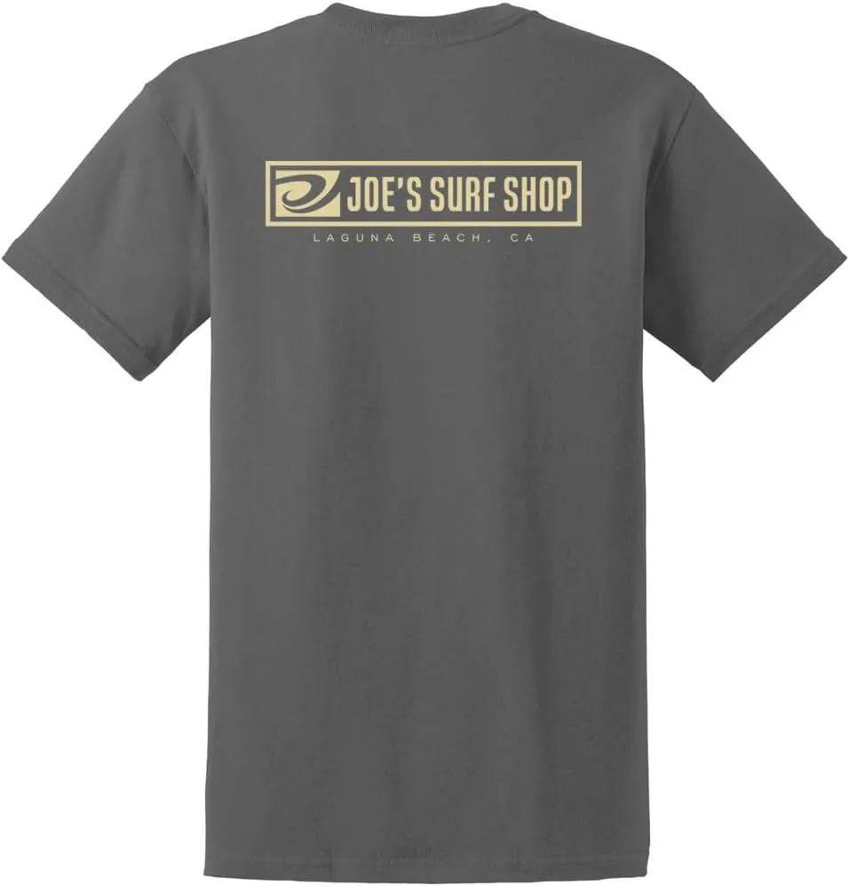 JOES SURF SHOP Men's Original Logo Heavyweight Tee in Regular, Big and Tall