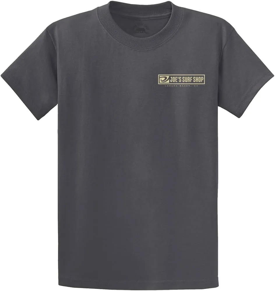 JOES SURF SHOP Men's Original Logo Heavyweight Tee in Regular, Big and Tall