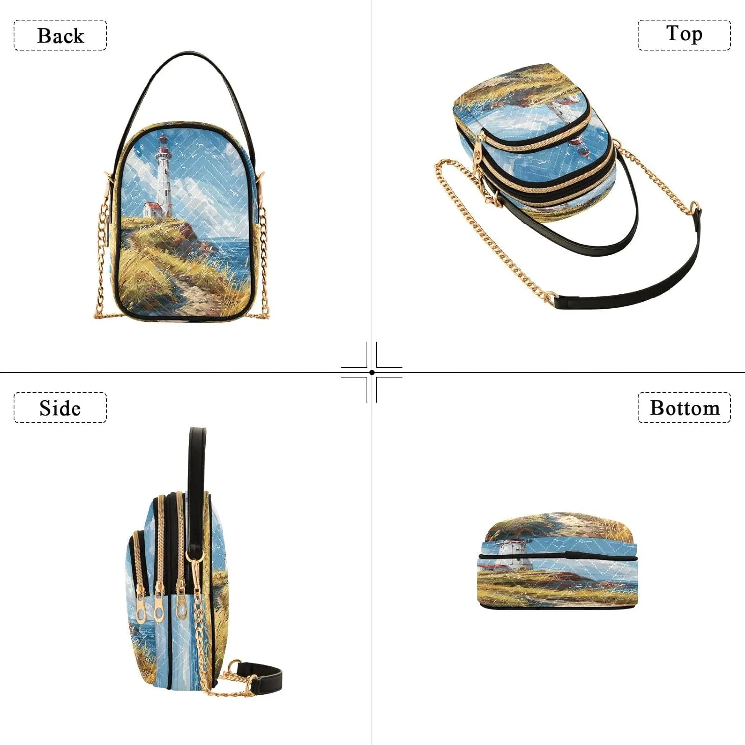 Joisal Cute Unicorn in Space Galaxy Travel Purses Anti Theft Crossbody, Women Handbag Trendy Sling Bag for Women