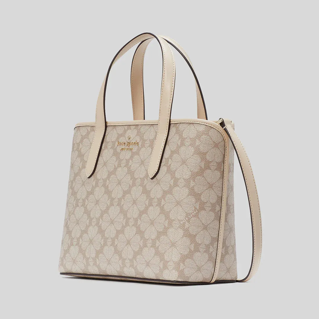 KATE SPADE Signature Spade Flower Mini Tote Dark Beige Multi RB-KH425