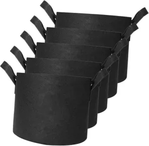 KESYOO 5pcs Grow Bag Fabric Growing Horticultural Bags Grower and Raise Grown Nursery Planting Gardening Indoor Potting for Plants Flower Planter Non-Woven Bag Non-Woven Planter