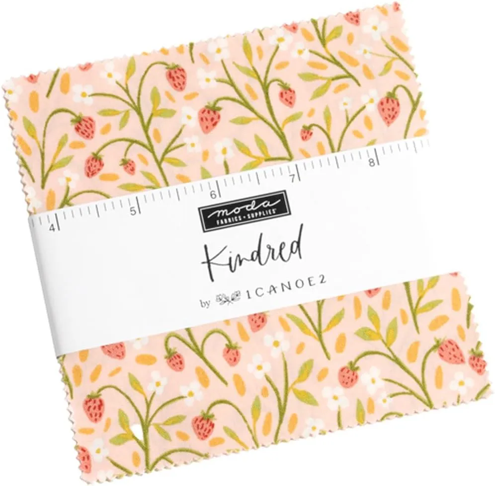 Kindred Charm Pack by 1 Canoe 2; 42-5" Precut Fabric Quilt Squares