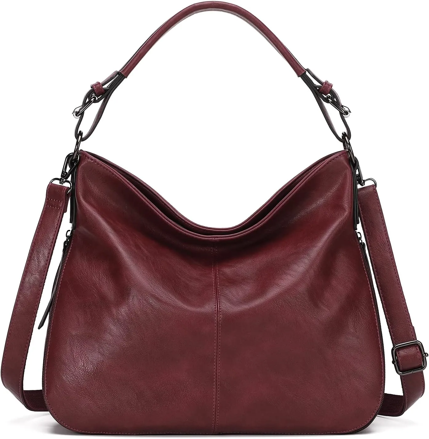 KL928 Large Purses for Women PU Leather Shoulder Handbag Crossbody Hobo Bags Ladies Tote Bags with Adjustable Shoulder Strap