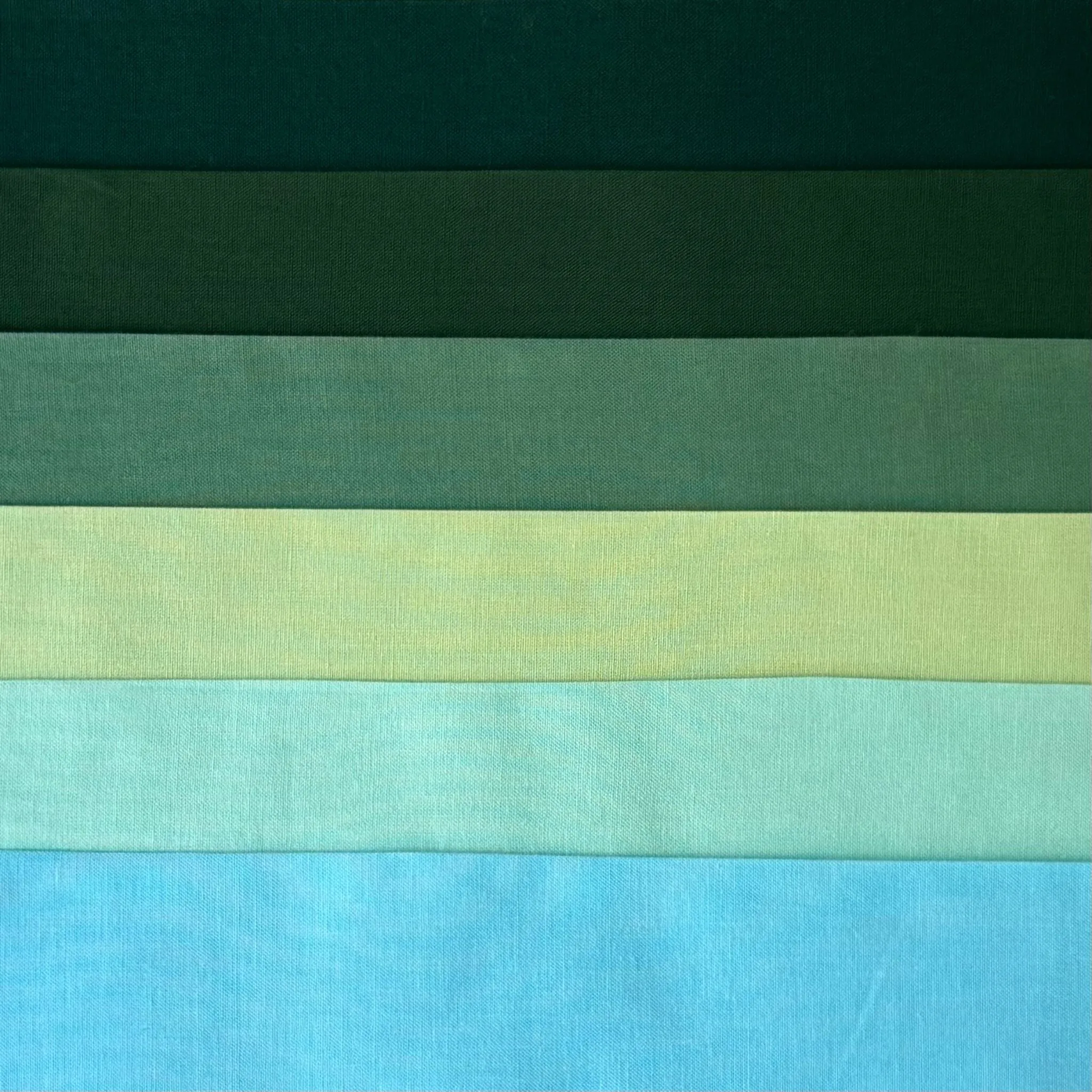 Kona Solids 1.5M Fabric Pack - Rain Forest