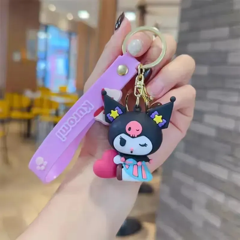 Kuromi Mischief Charms 3D Keychain