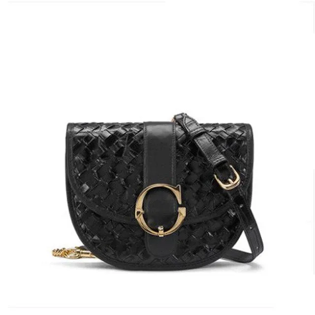 large lady bag Exclusive promotion shoulder bag The crossbody capacity fashionable Crocodile bag leather leather lady chain bag  new Worldwide delivery saddle gete