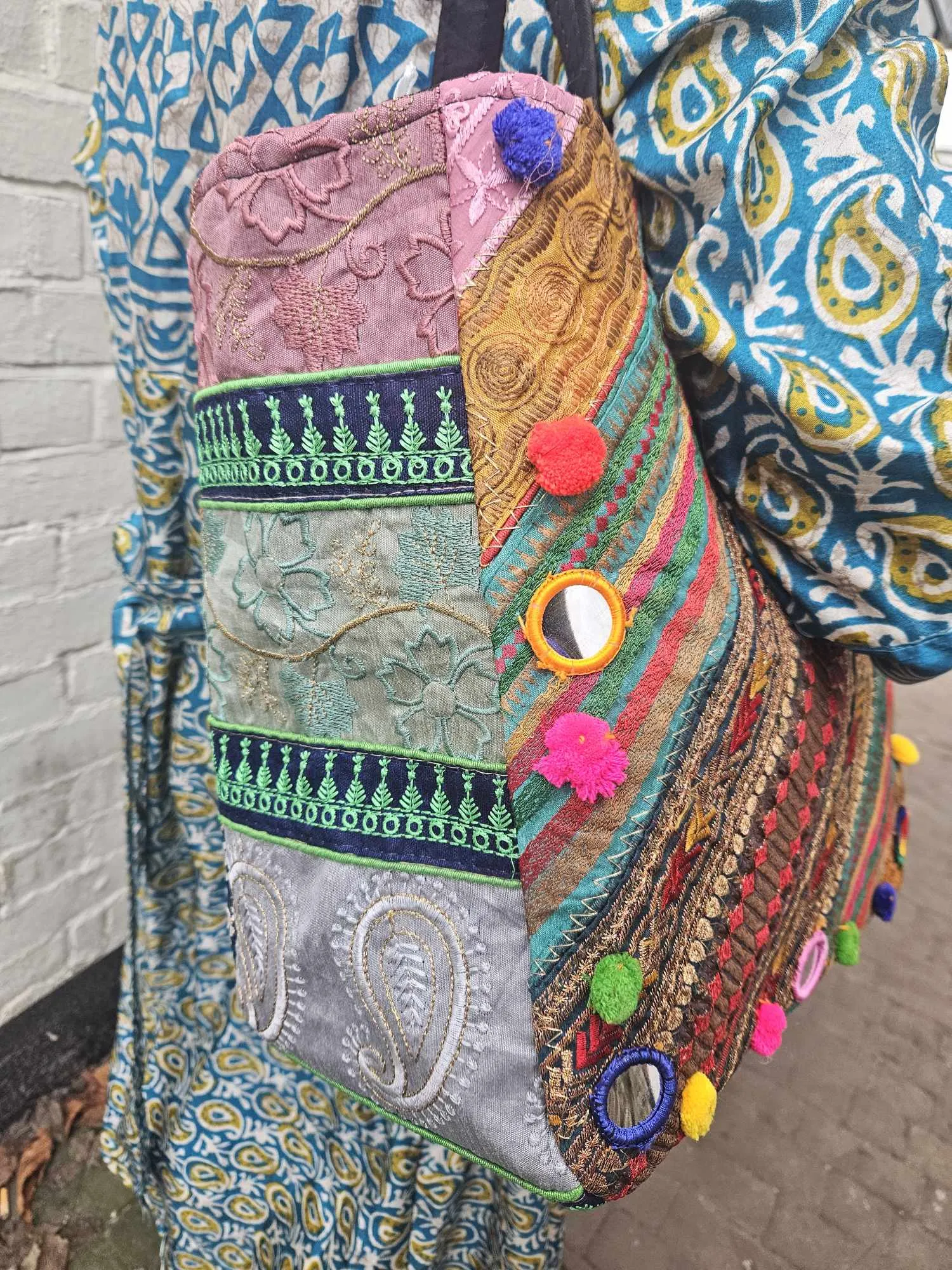 Large Patchwork Tote Bag