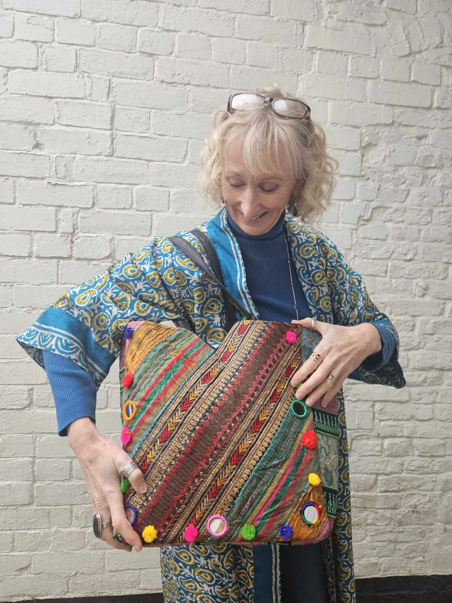Large Patchwork Tote Bag