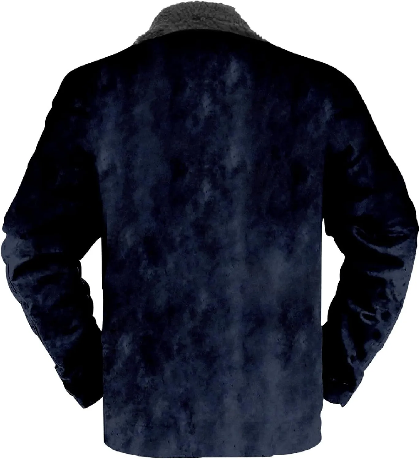 LCMTWX Mens Plaid Flannel Jacket Plaid Print Lapel Button Down Pocket Long Sleeve Shirt Patchwork Jacket Thickened ​Coat