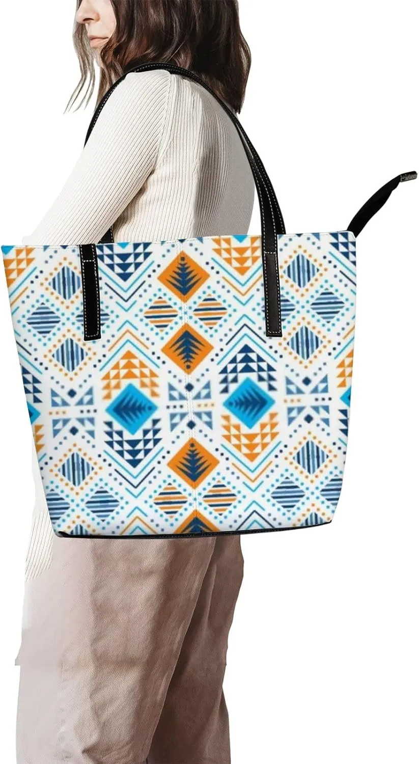 Leather Handbags Women's Crossbody Handbags Work Tote Bags for Women Coach Handbags Tote Bag with Zipper.