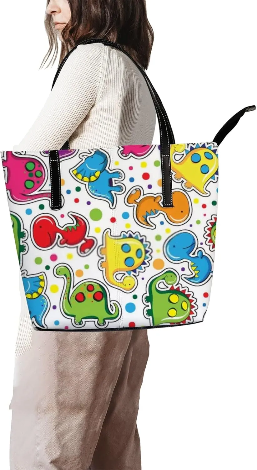 Leather Handbags Women's Crossbody Handbags Work Tote Bags for Women Coach Handbags Tote Bag with Zipper
