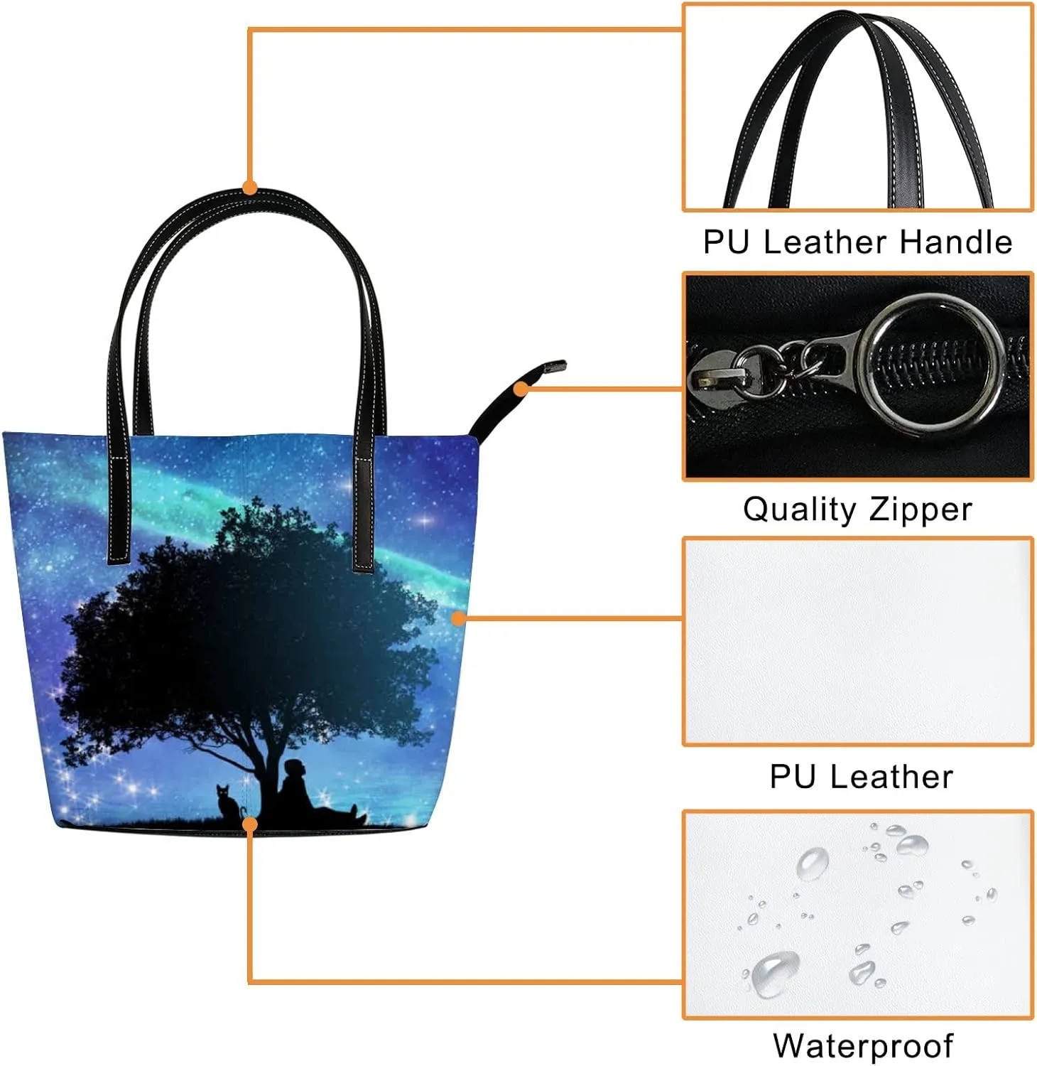 Leather Handbags Women's Crossbody Handbags Work Tote Bags for Women Coach Handbags Tote Bag with Zipper