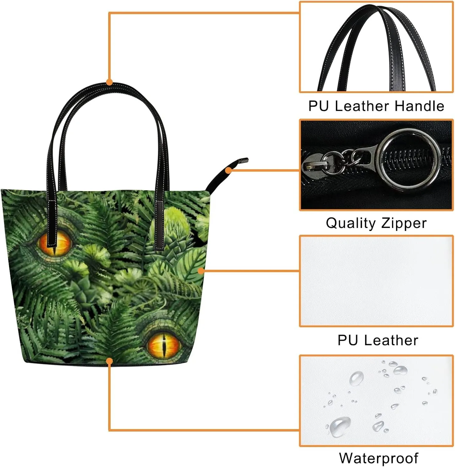 Leather Handbags Women's Crossbody Handbags Work Tote Bags for Women Coach Handbags Tote Bag with Zipper