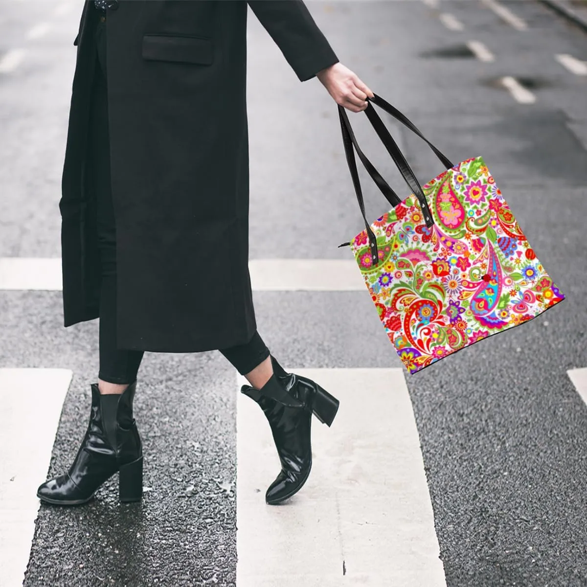 Leather Tote Bag for Women Fashion Shoulder Bag Purses and Handbags Large Capacity Satchel Bags for Work Travel