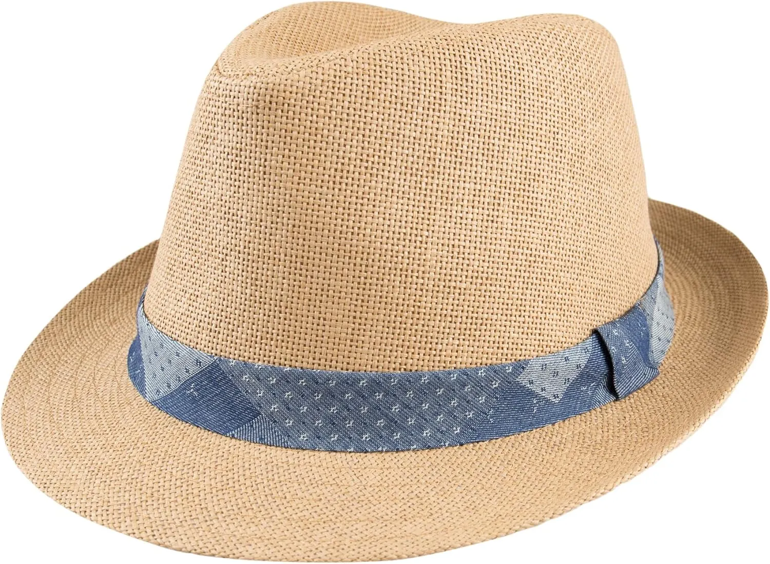 Levi's Men's Lightweight Straw Fedora Panama Hat
