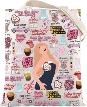 LEVLO Please Please Please Tote Bag Singer Fans Gift Taste Shoulder Bag Singer Espresso Merch