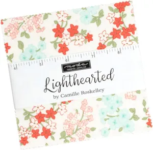 Lighthearted Charm Pack by Camille Roskelley; 42-5" Precut Fabric Quilt Squares
