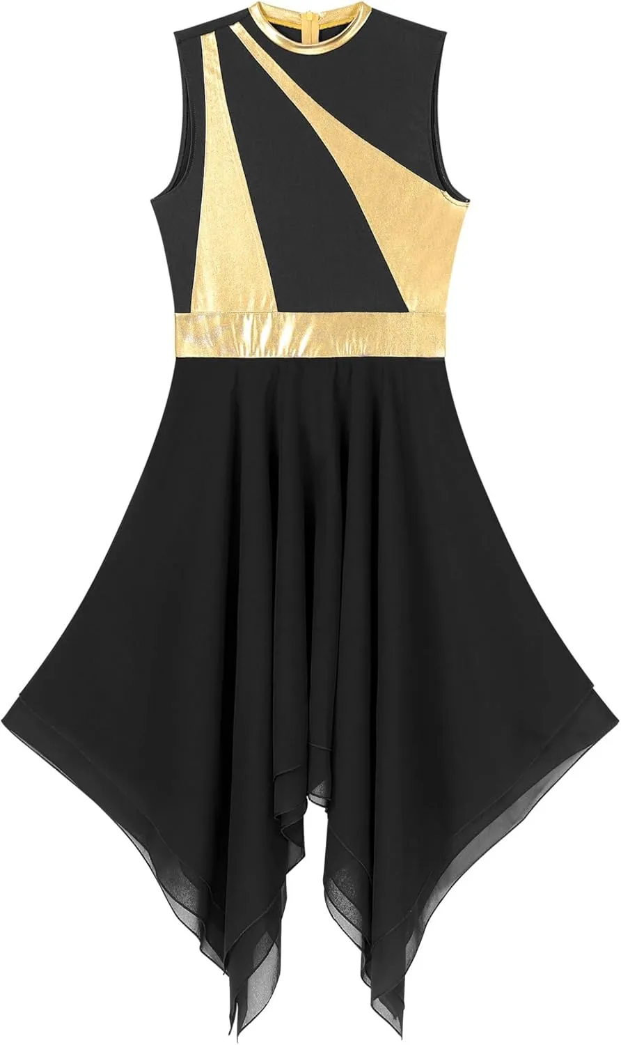 Linjinx Praise Dance Dresses for Women Church Worship Liturgical Dancewear Tunic Lyrical Dance Dress